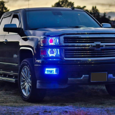 Lighting Trendz 2007-2013 Chevrolet Silverado Fog Light RGB Halo w/BT Controller